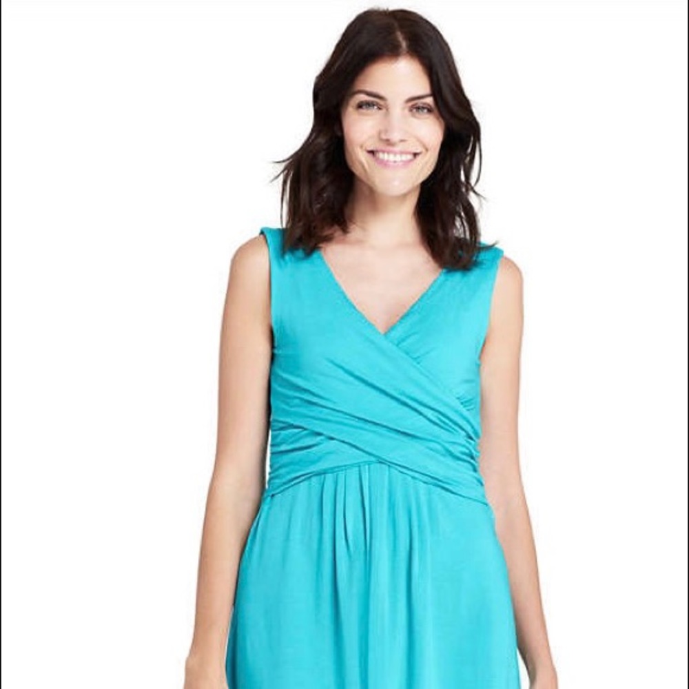 Lands’ End Fit & Flare Dress NWOT
